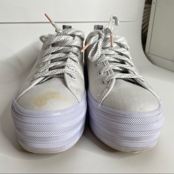 White Ked’s Tripple Up Platform Sneakers - Picture 8 of 14